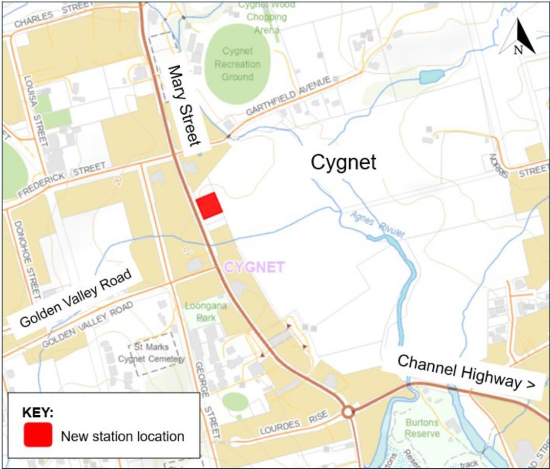 New station location 